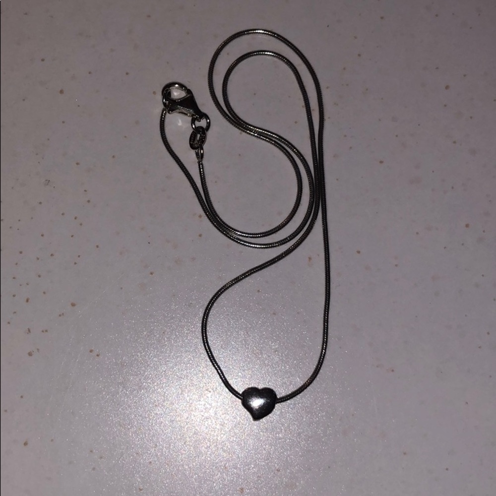 Sterling Silver Heart Necklace